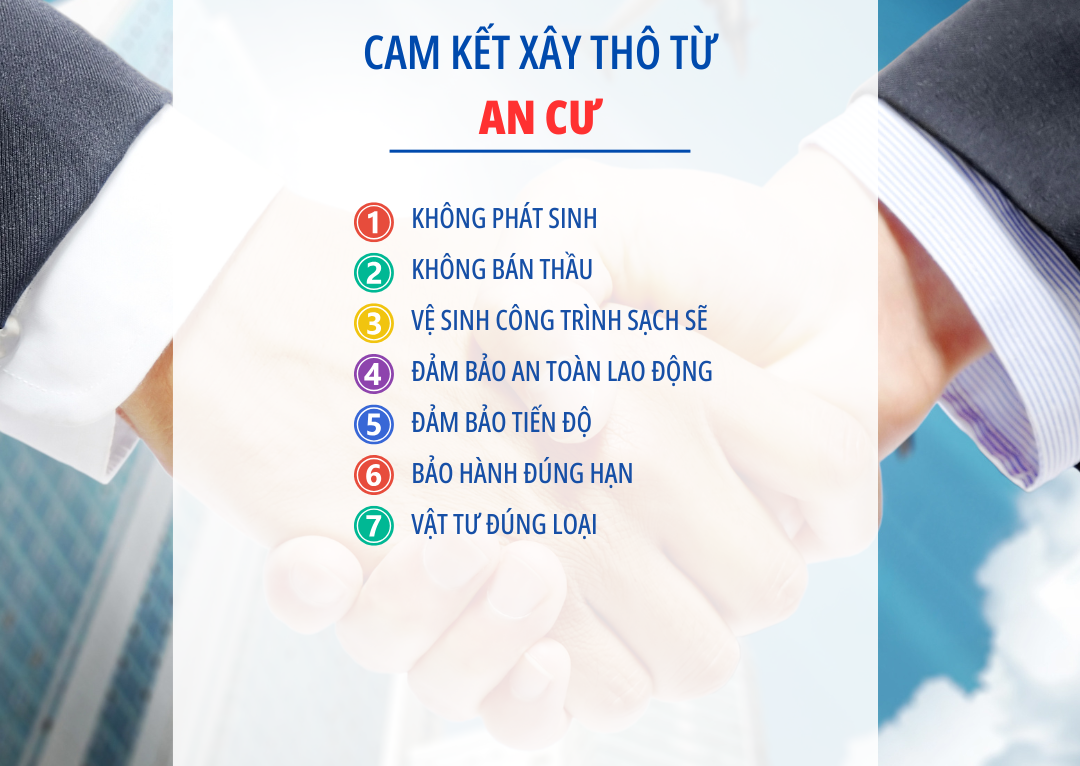 Cam kết của Xây Dựng An Cư