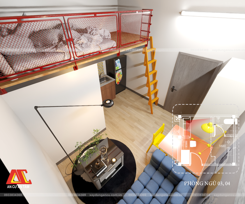 Nội thất được thiết kế tinh giản, gọn gàng, hoàn toàn phù hợp với xu hướng "sống tối giản" hiện đại.