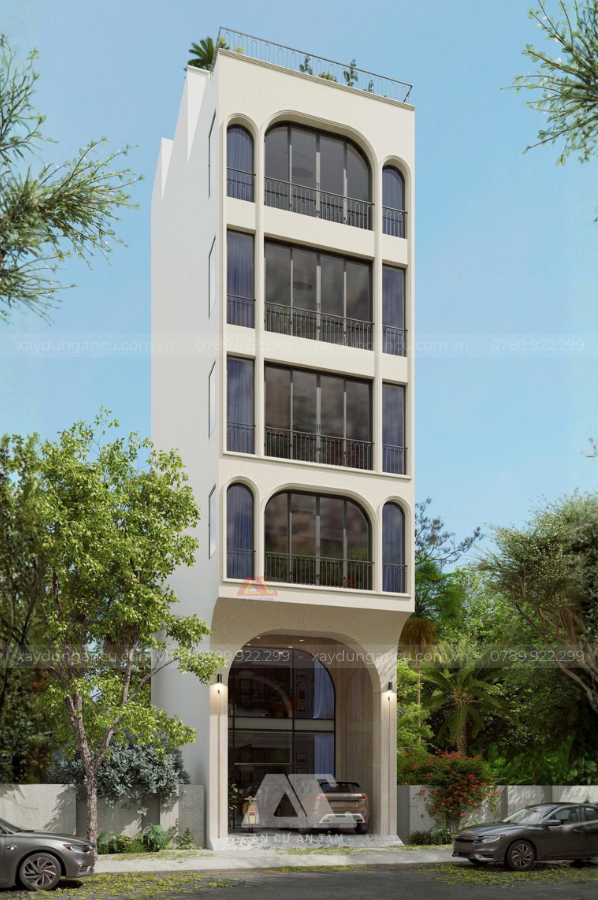 Thiết kế nhà phố 3 tầng tân cổ điển
