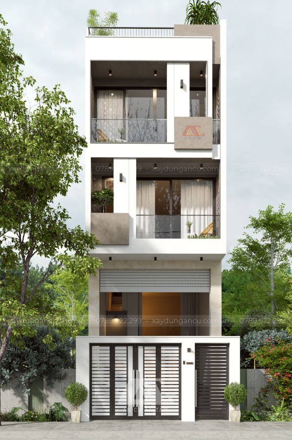 Mẫu thiết kế nhà phố 3 tầng