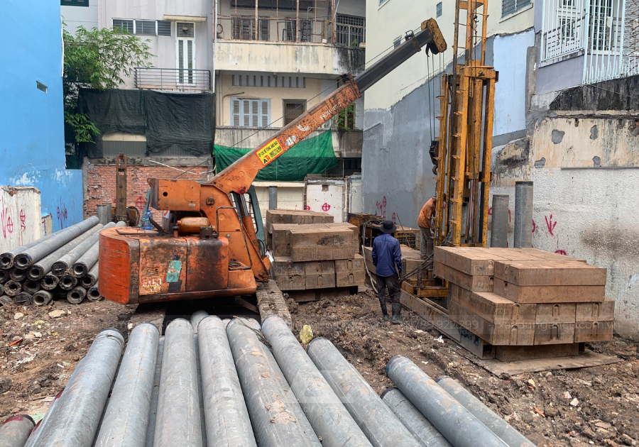 Tập kết cọc và kiểm tra số lượng, chất lượng cọc
