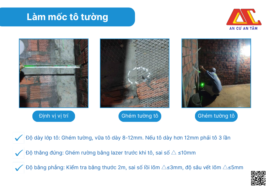 Ghém tường (làm mốc trát tường)