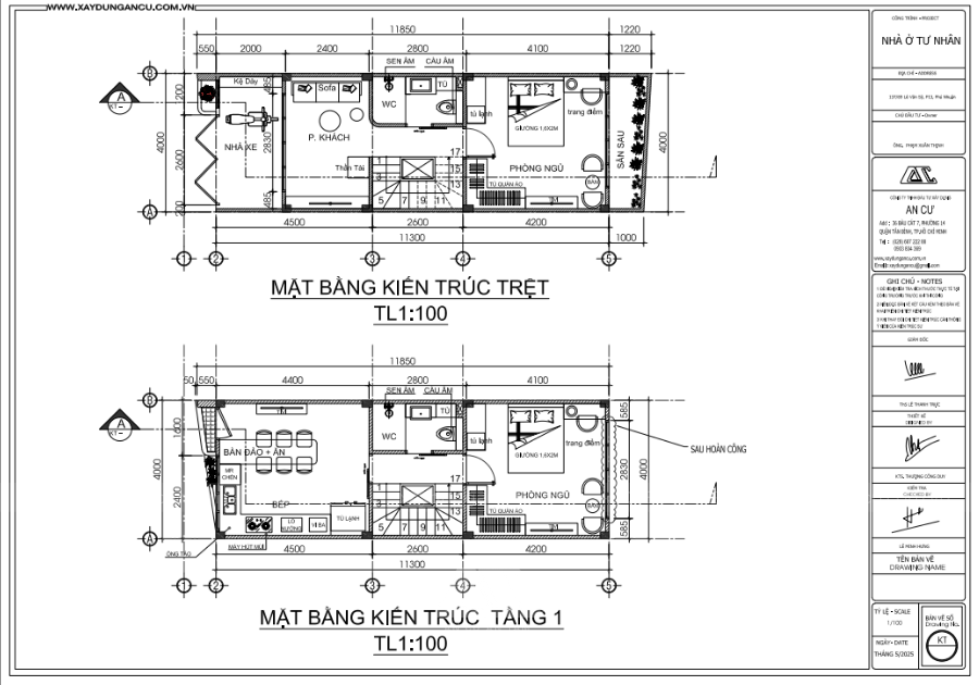Thiết kế xây dựng nhà trọn gói