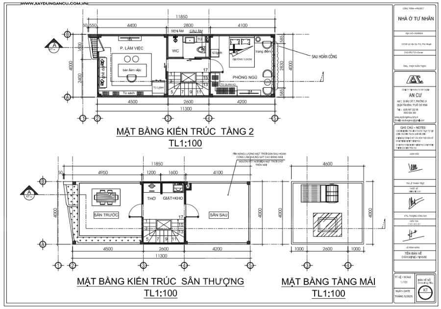 Thiết kế thi công xây nhà trọn gói An Cư