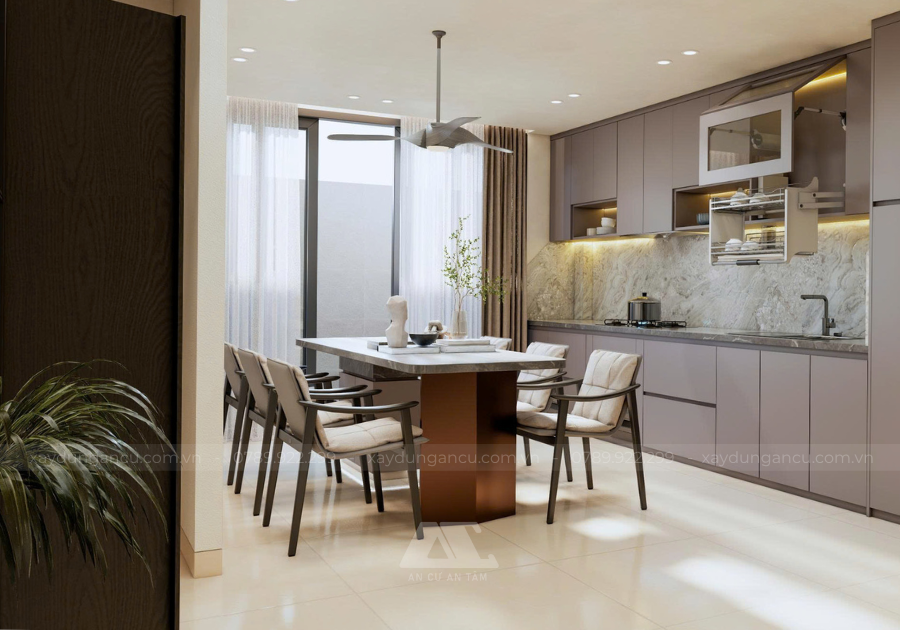 Thiết kế nhà phố 3 tầng hiện đại