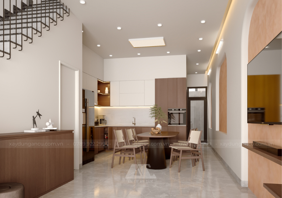 Thiết kế thi công nội thất nhà phố