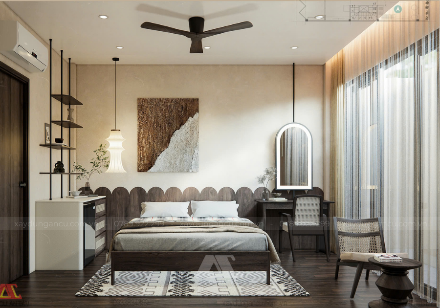 Thiết kế nhà phố 3 tầng hiện đại