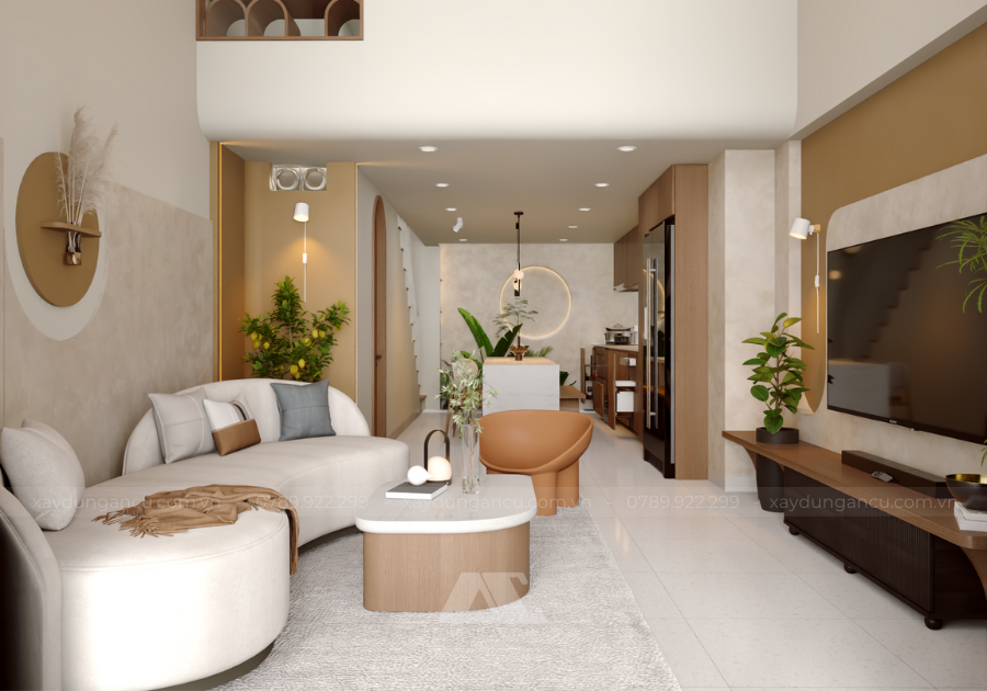 Thiết kế thi công nội thất nhà phố