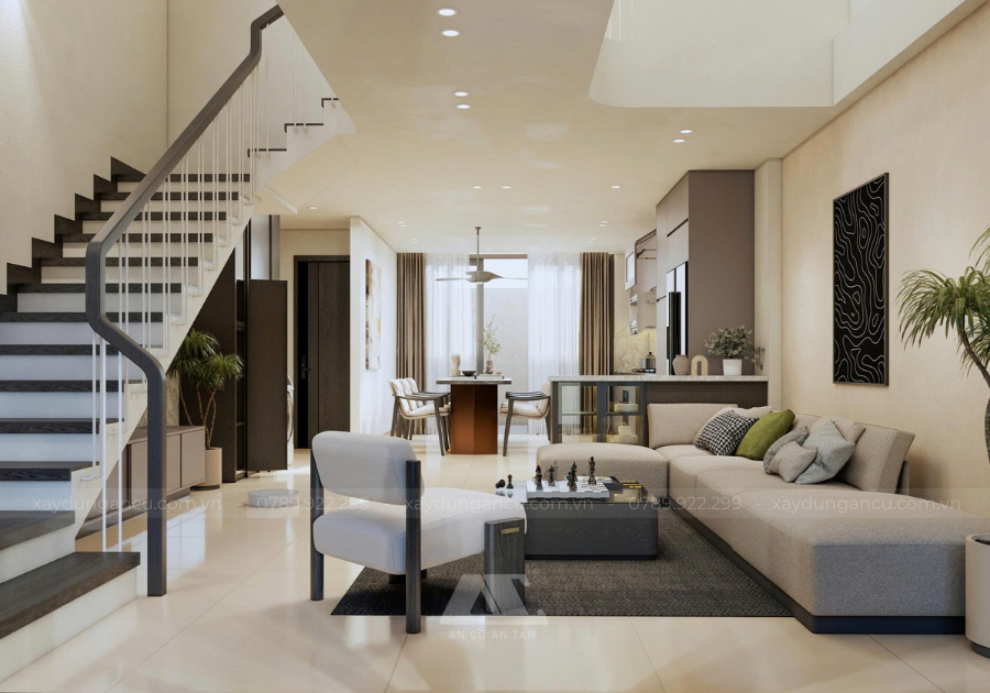 Thiết kế thi công nội thất nhà phố