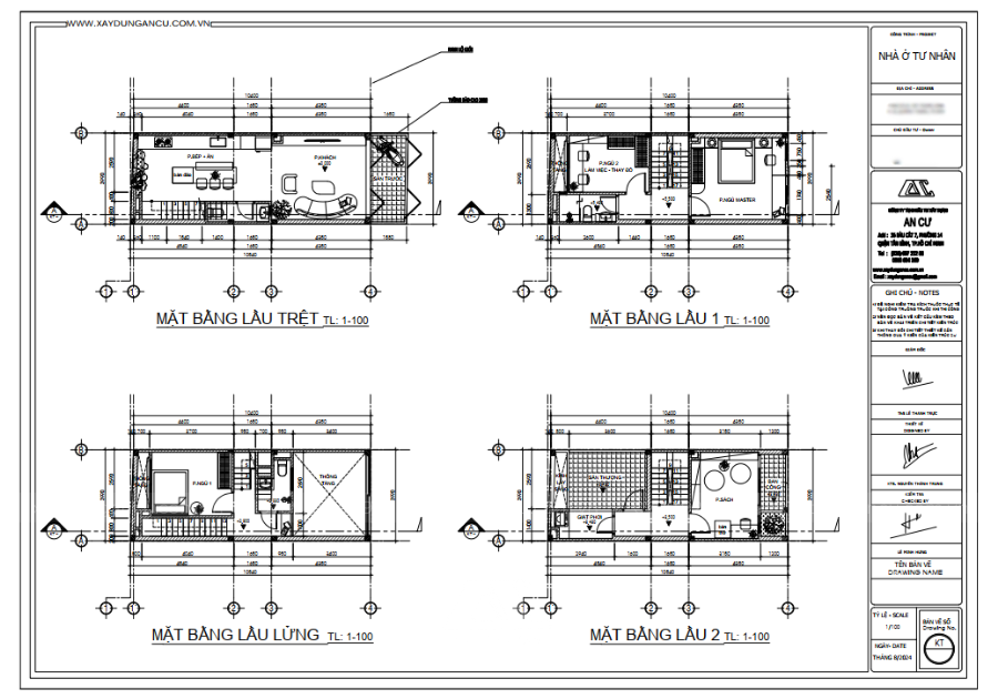 Thiết kế xây dựng nhà trọn gói