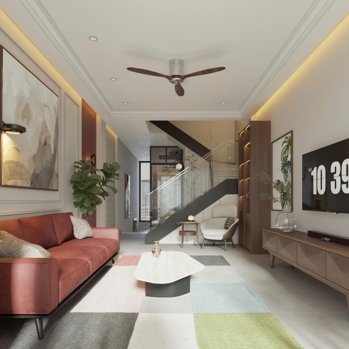 Thiết kế thi công nội thất nhà phố