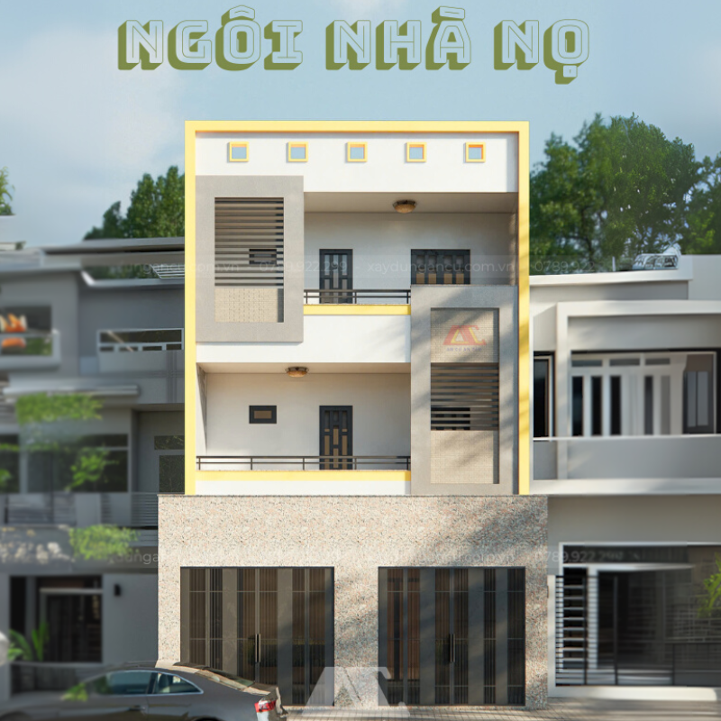 Mẫu thiết kế nhà phố hiện đại, tối giản nhưng đầy tinh tế - Công trình đang thi công