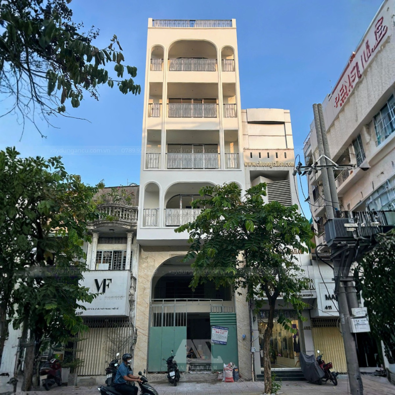 Thiết kế và thi công nhà phố trọn gói 5 tầng Nguyễ Đình Chiểu