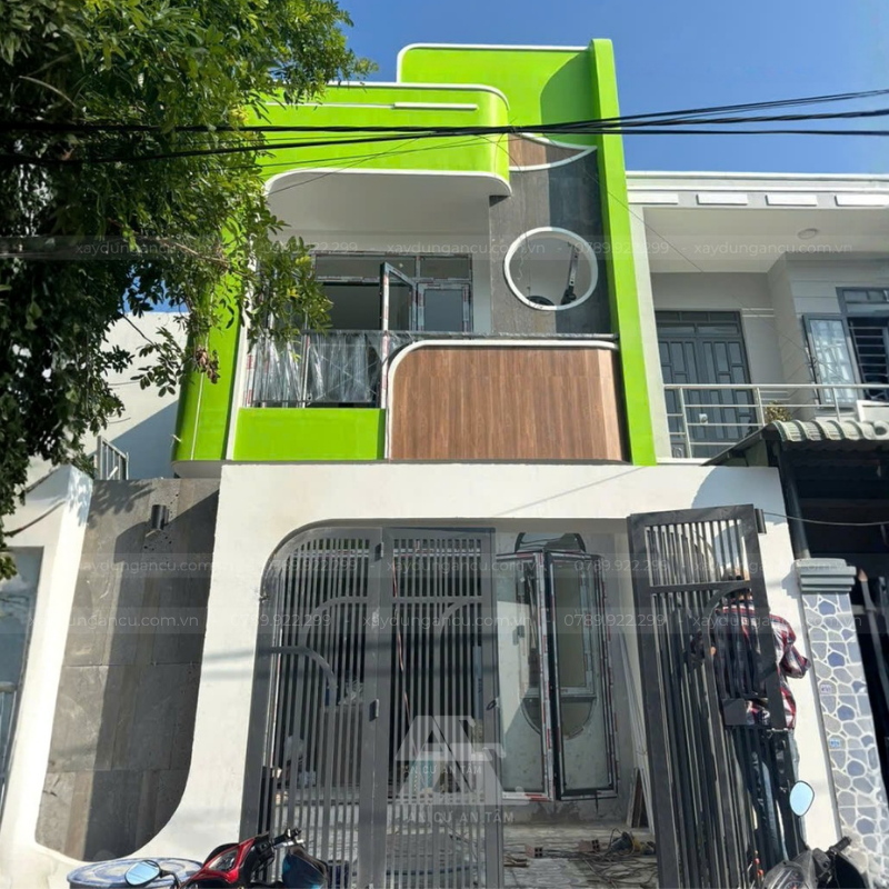 Thiết kế và thi công trọn gói nhà 2 tầng Long An