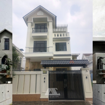 Biệt thự 3 tầng mái Thái tại Bình Chánh