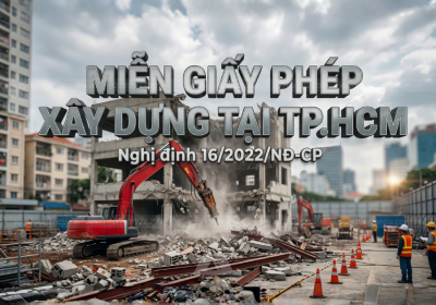 Cập nhật danh sách 112 dự án miễn giấy phép xây dựng tại TP.HCM