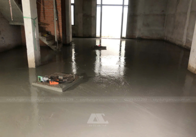 Quy trình thi công cán nền chi tiết từ A đến Z